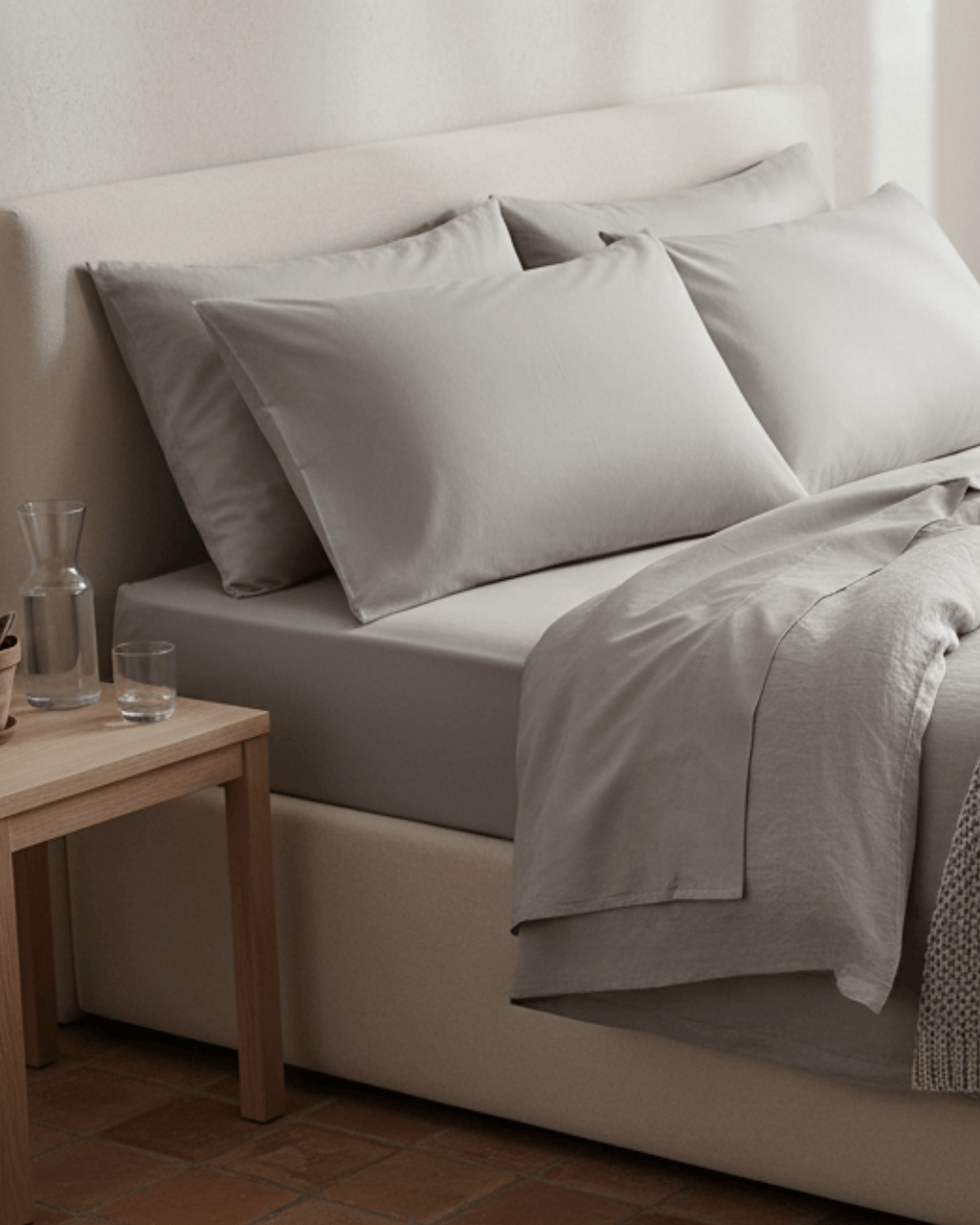 Cotton Refined Collection Sateen Duvet Cover Set