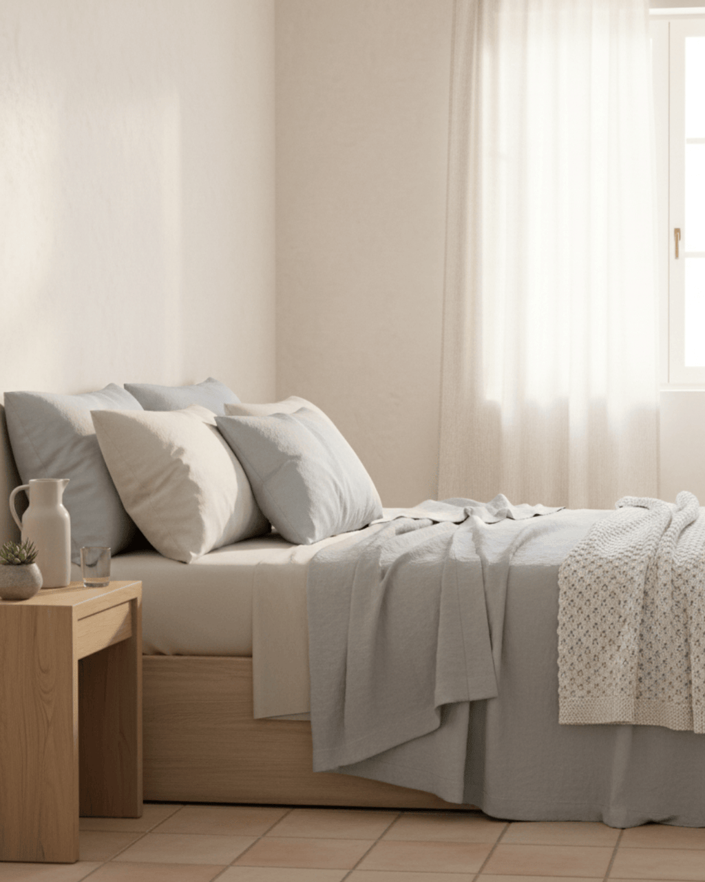 100% Egyptian Cotton Sateen Sheet Set