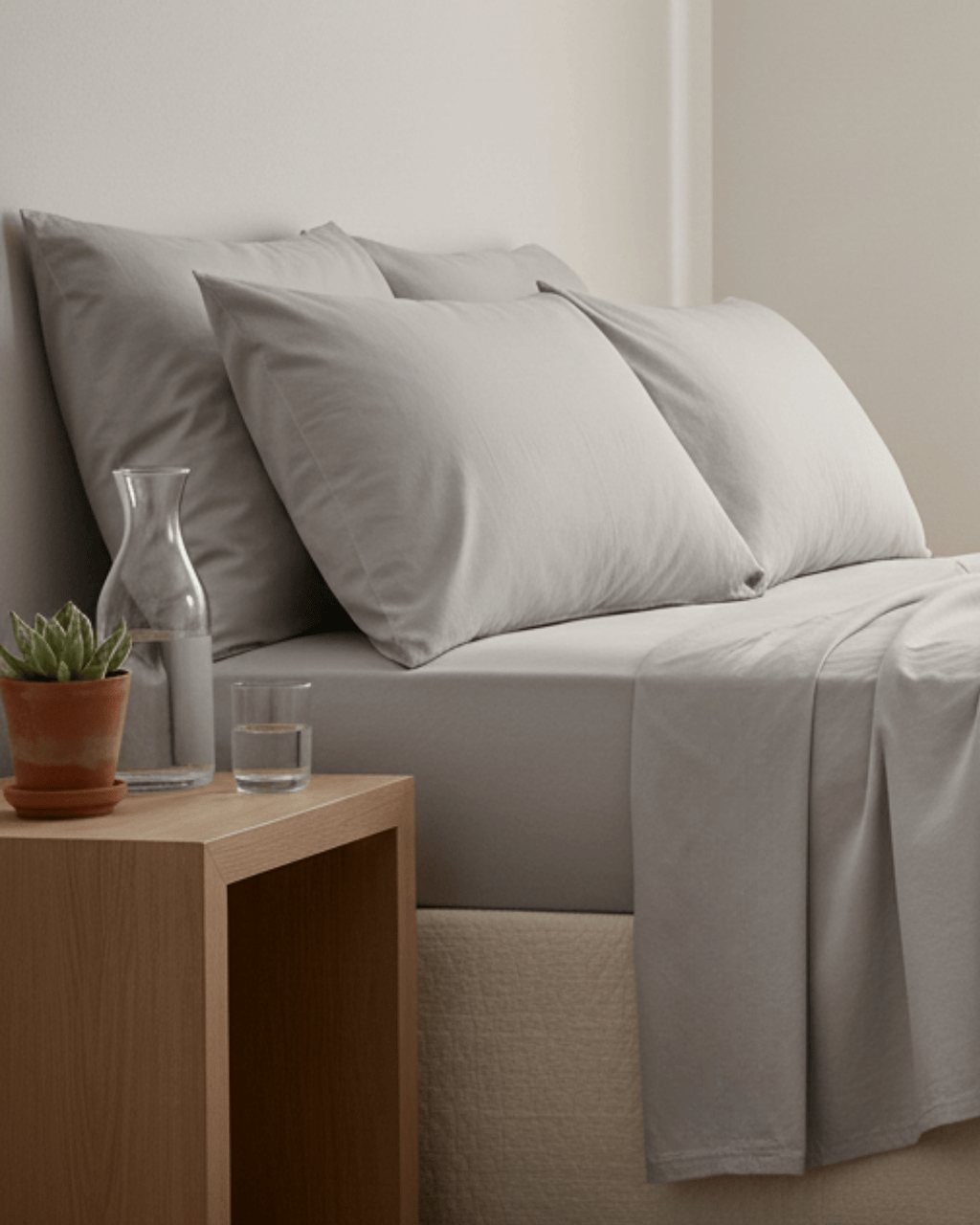 100% Egyptian Cotton Sateen Sheet Set