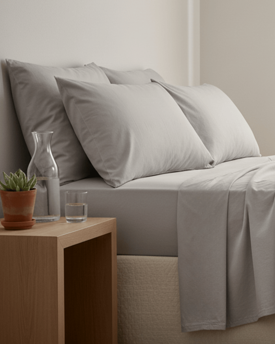 100% Egyptian Cotton Sateen Sheet Set