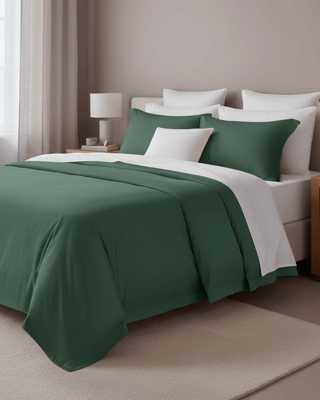 Cotton Refined Collection Sateen Duvet Cover Set