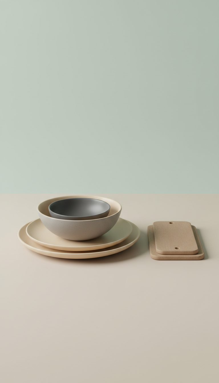 Stackable Serveware Set Soft-Touch
