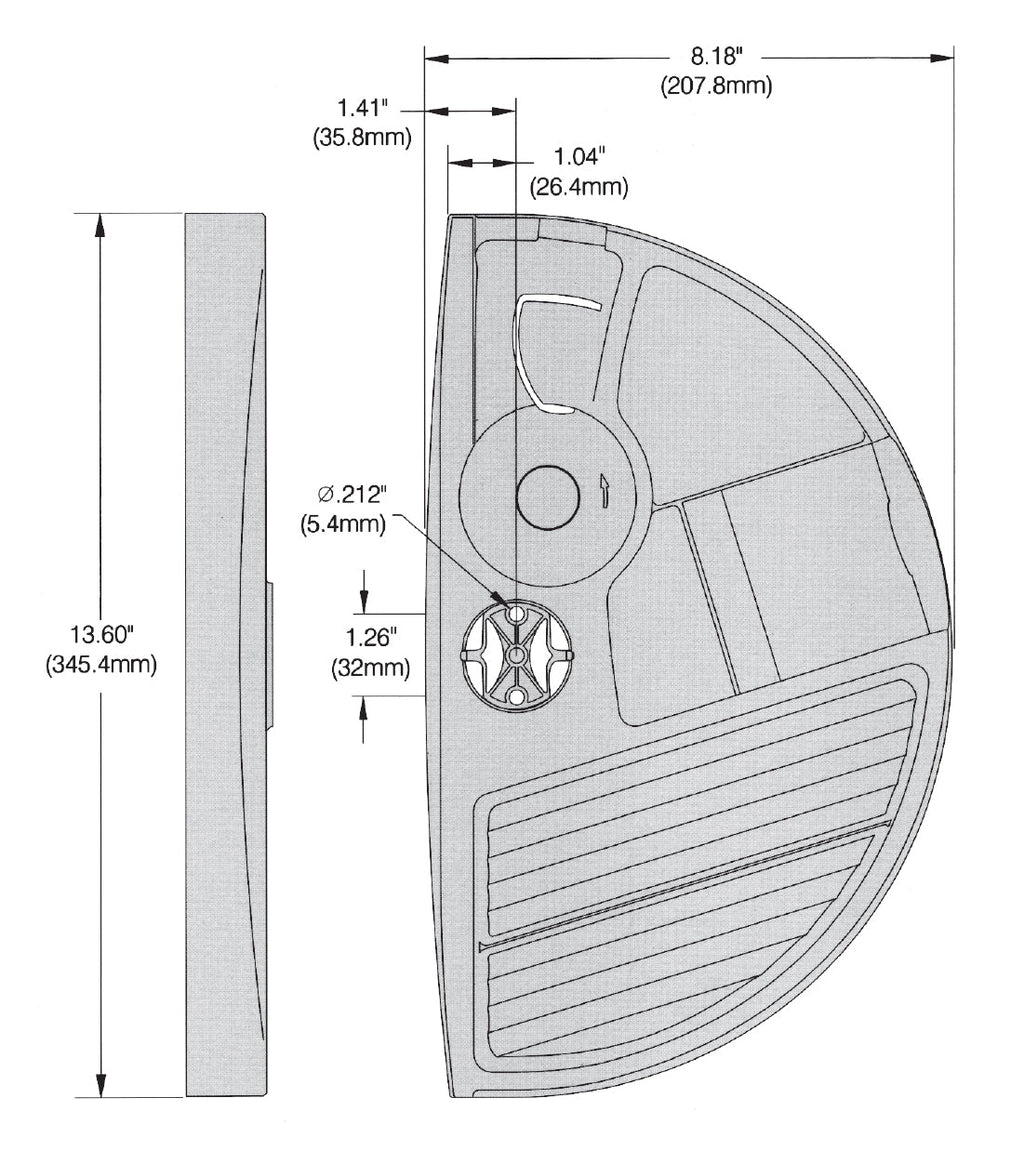  Under-desk Rotating Pencil Tray Organizer Details