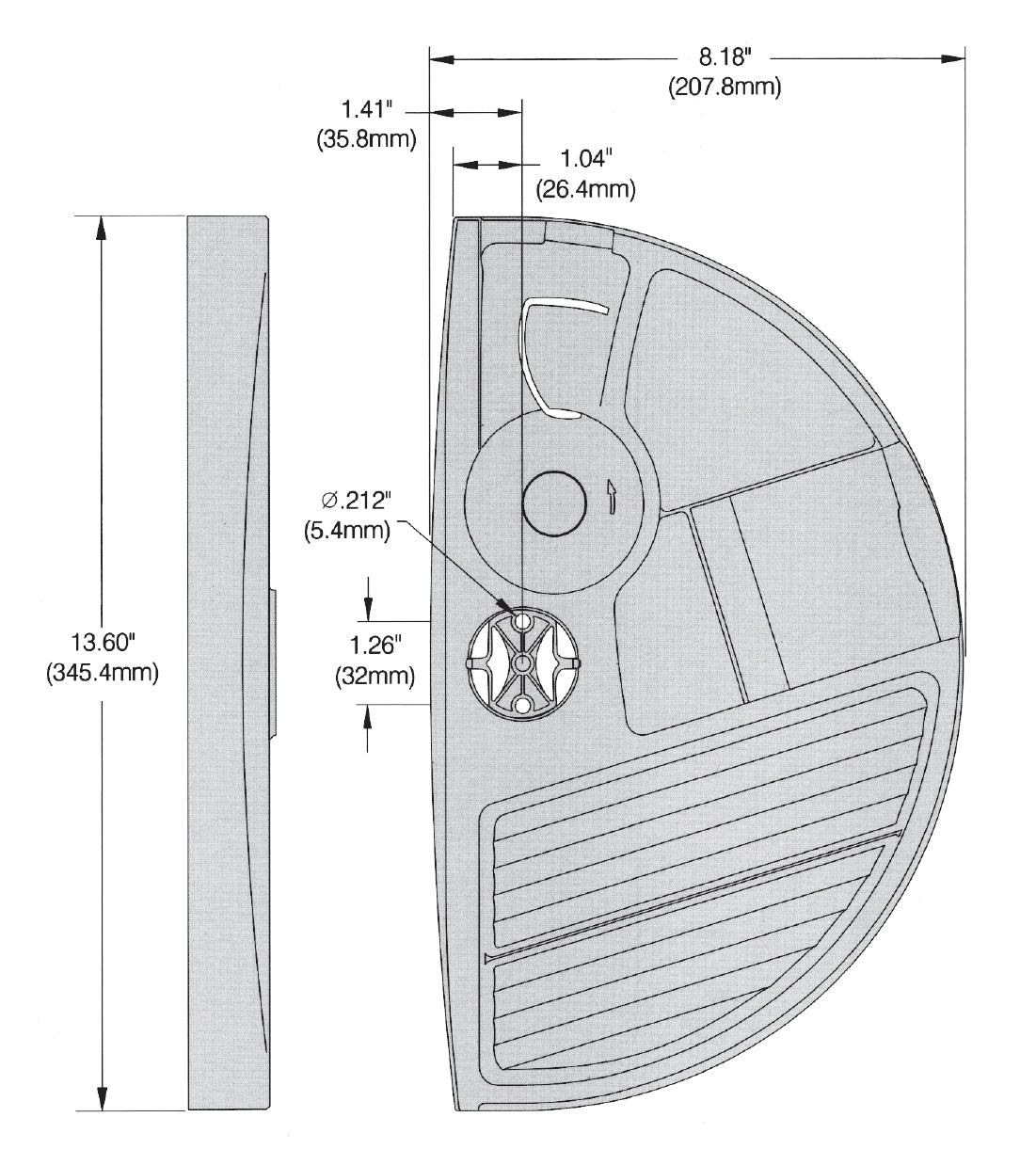  Under-desk Rotating Pencil Tray Organizer Details