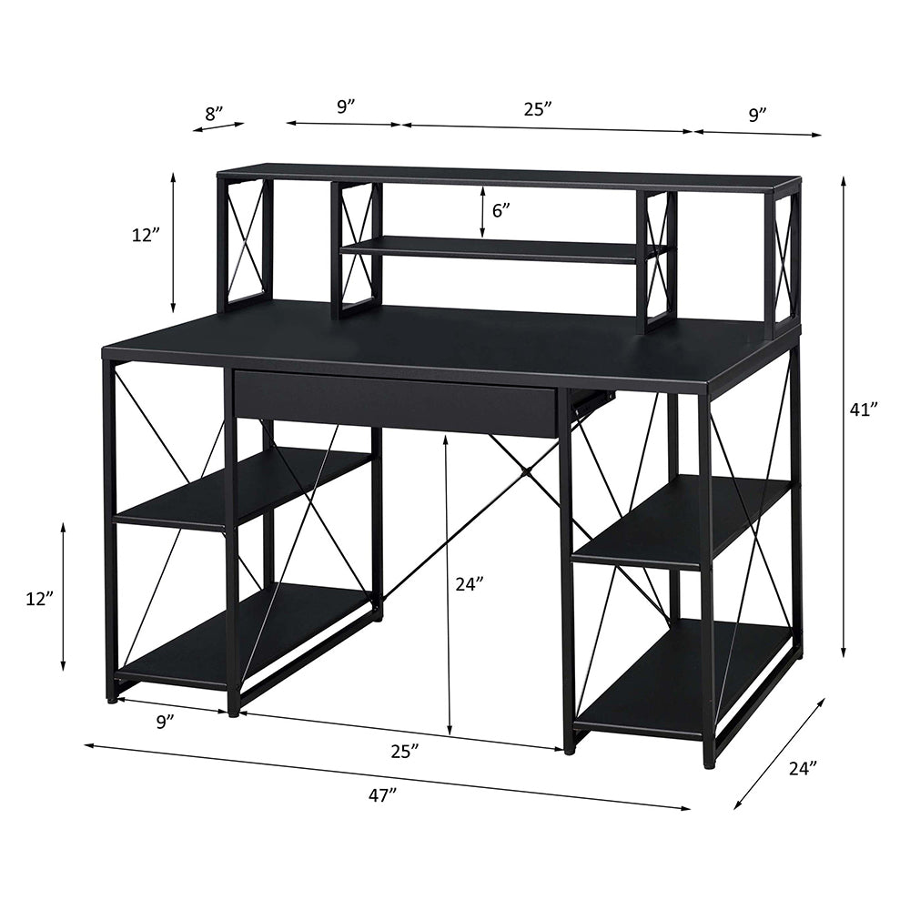 Multi-Purpose Hutch Desk in Multiple Colors