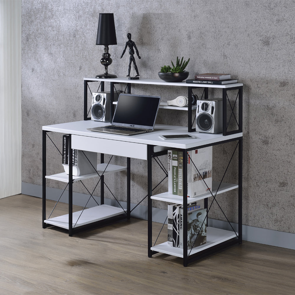Multi-Purpose Hutch Desk in Multiple Colors