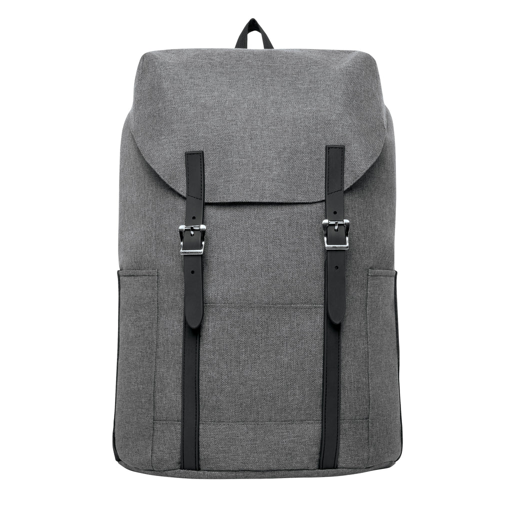 Marin Collection Flip-Top Backpack in Grey