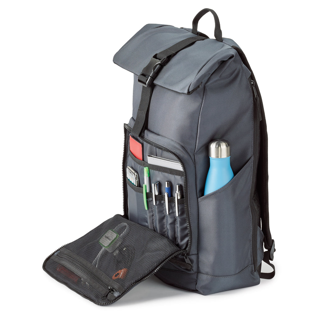 Marin Collection Total Access Backpack in Grey