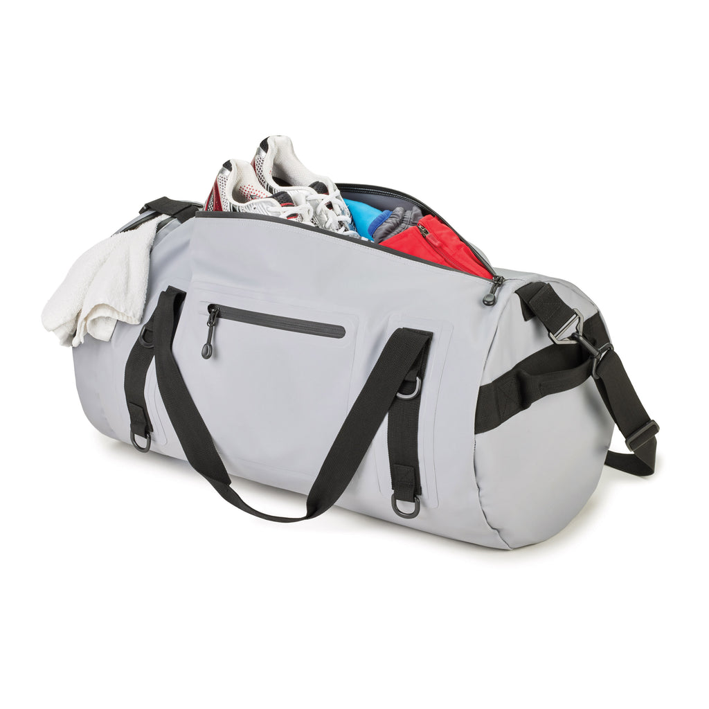 Marin Collection Water Resistant 50L Duffle Bag in Grey