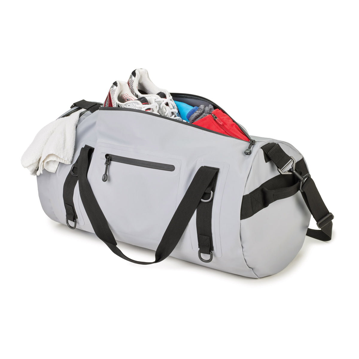 Marin Collection Water Resistant 50L Duffle Bag in Grey