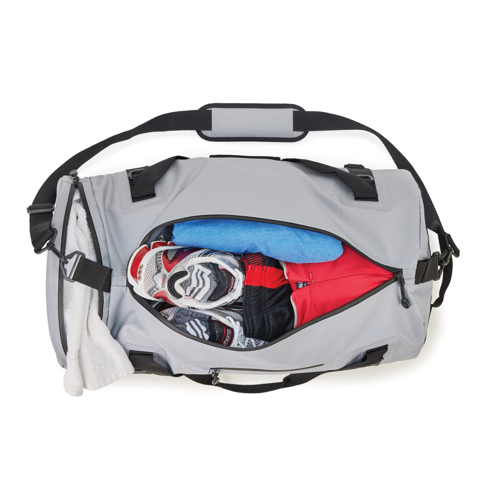Marin Collection Water Resistant 50L Duffle Bag in Grey