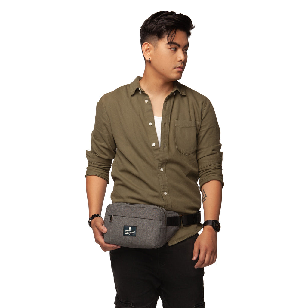 Marin Collection Water Resistant Accessory Bag in Grey