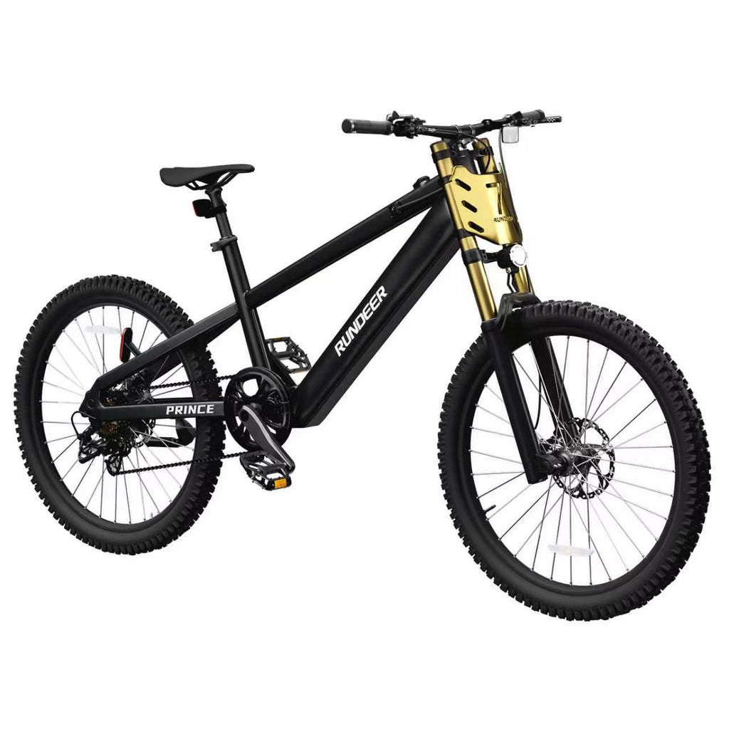 Rundeer Prince 20" Kids Electric Bike for Ages 7+ with 50km Range