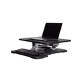 32” Lift Sit Stand Height Adjustable Desktop Converter - Black