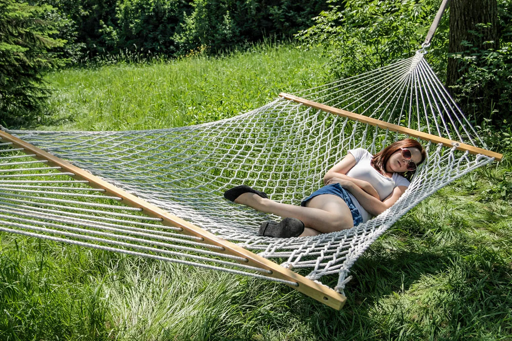 Cotton Rope Hammock Double