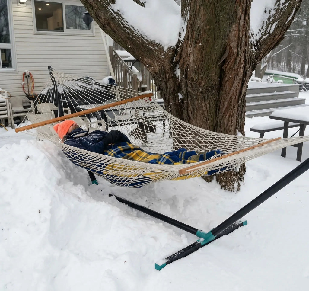 Cotton Rope Hammock Double