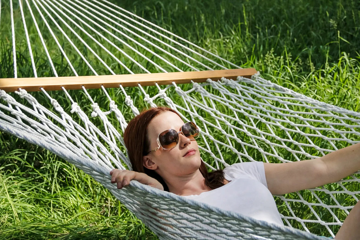 Cotton Rope Hammock Double