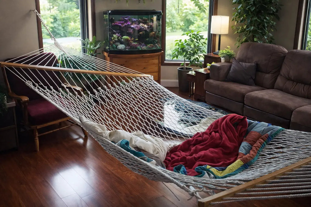 Cotton Rope Hammock Double