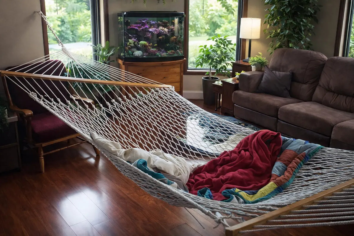 Cotton Rope Hammock Double