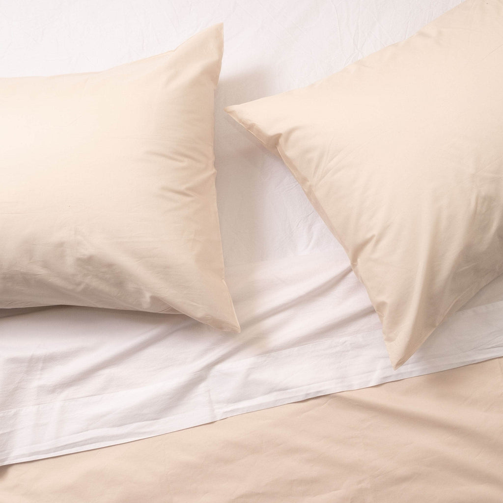 Cotton Essential Organic Percale Collection Duvet Cover & Pillowcase Set