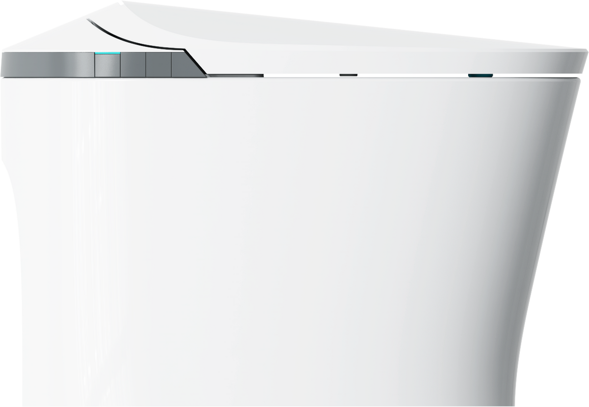 Deluxe 2.0 Smart Toilet with Bidet Wash, Heated Seat & Automatic Flush, Modern Intelligent Toilet