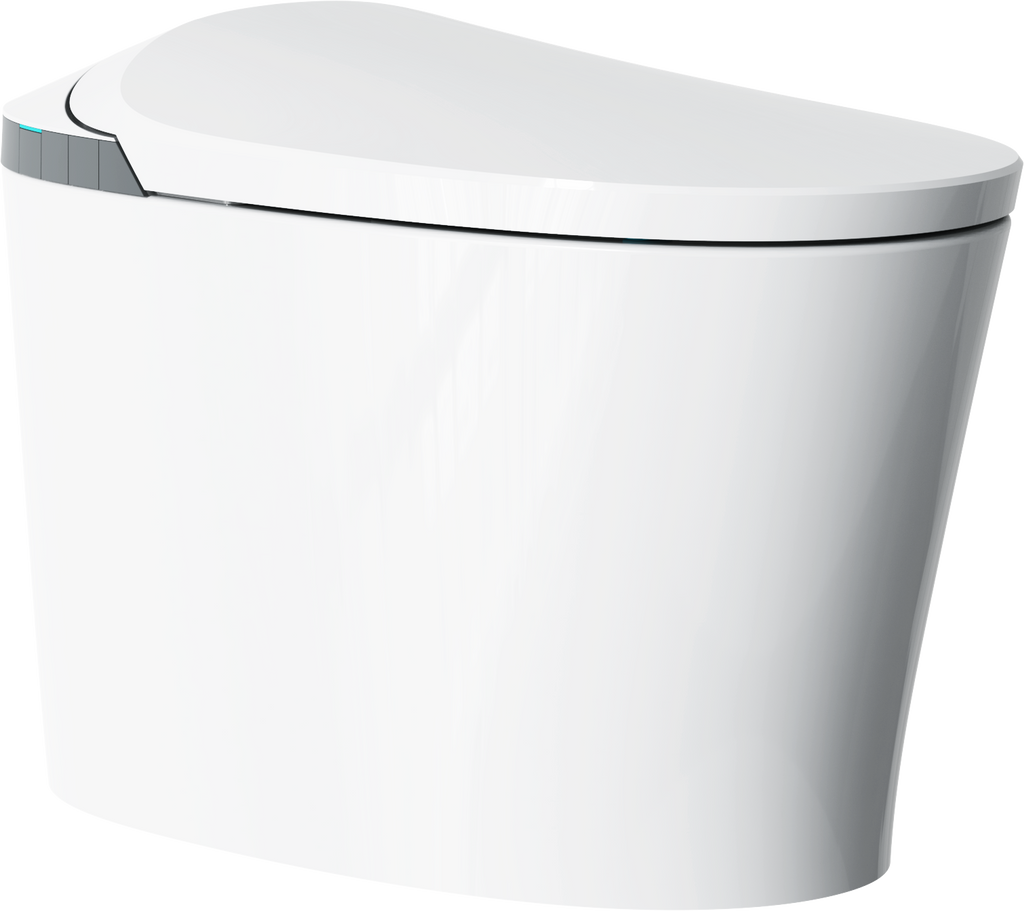 Deluxe 2.0 Smart Toilet with Bidet Wash, Heated Seat & Automatic Flush, Modern Intelligent Toilet