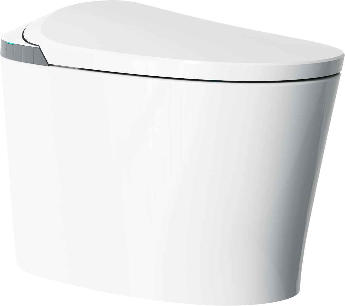 Deluxe 2.0 Smart Toilet with Bidet Wash, Heated Seat & Automatic Flush, Modern Intelligent Toilet