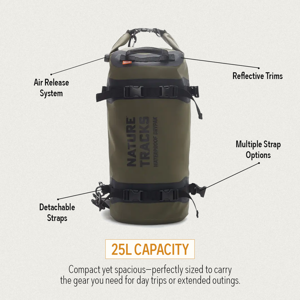 Waterproof Peak Series Expedition Drypak Bag 25L