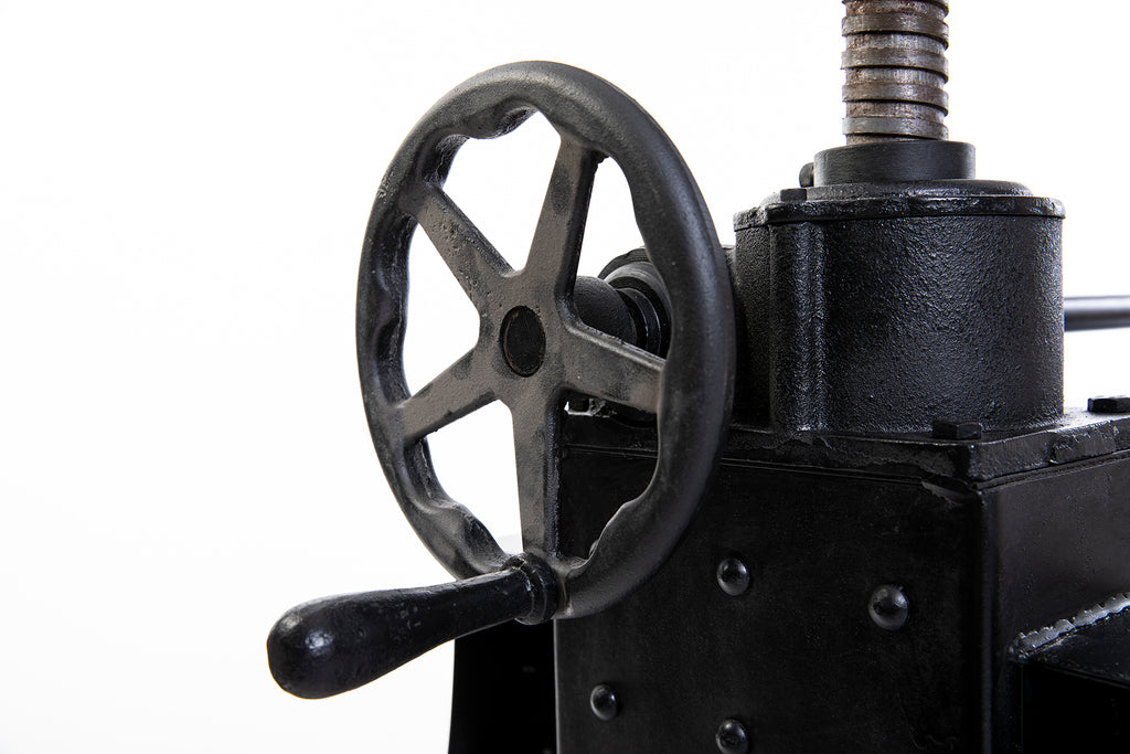 Industrial Crank Adjustable Table Base