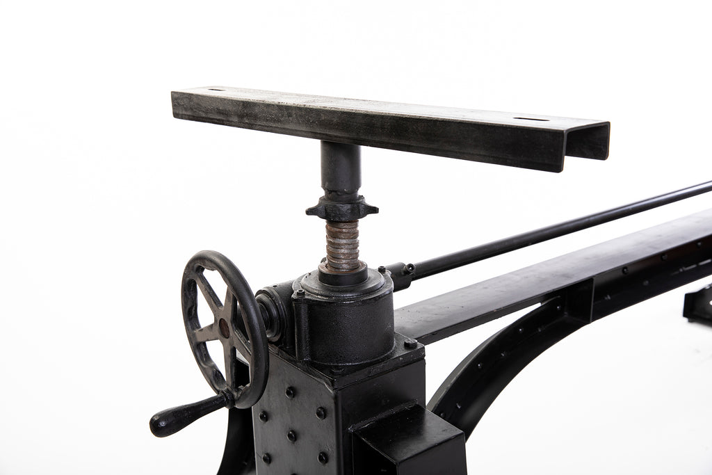 Industrial Crank Adjustable Table Base