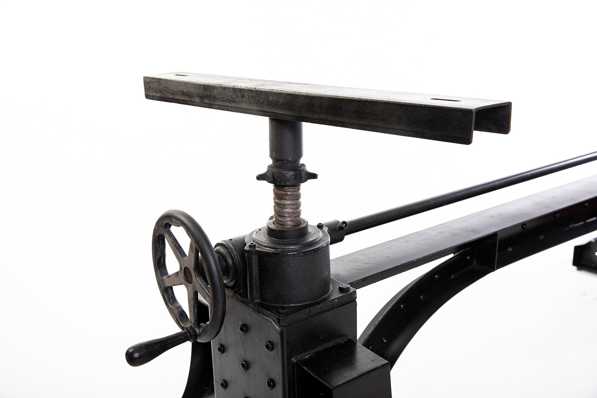 Industrial Crank Adjustable Table Base