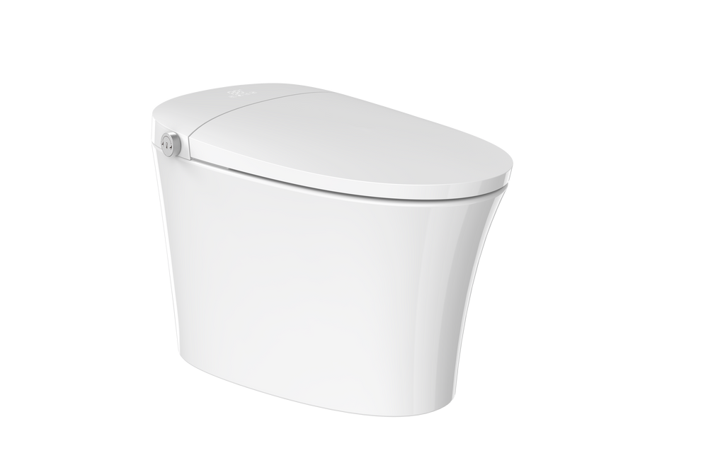 Toilette intelligente Mono 2.0 avec chasse d'eau automatique, siège chauffant et jet bidet, toilette intelligente moderne