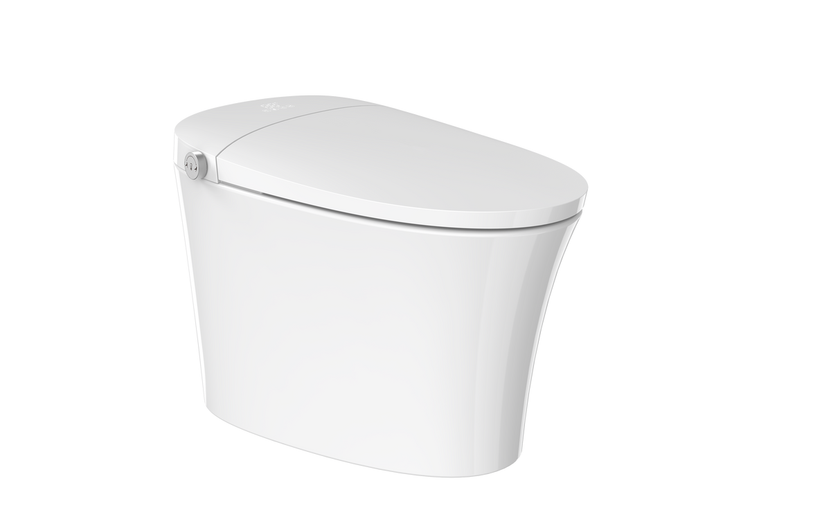 Toilette intelligente Mono 2.0 avec chasse d'eau automatique, siège chauffant et jet bidet, toilette intelligente moderne