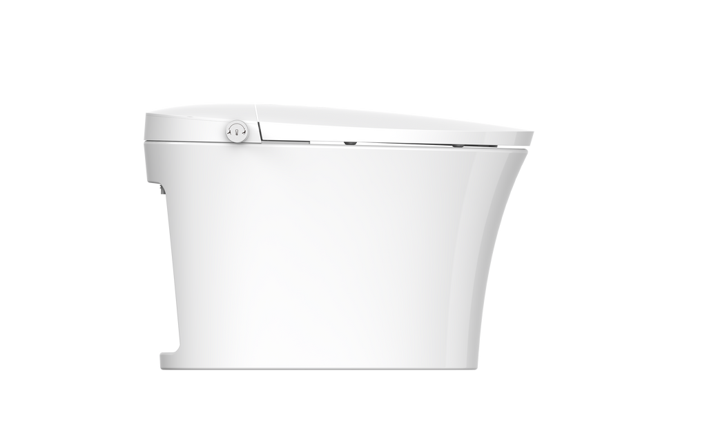 Toilette intelligente Mono 2.0 avec chasse d'eau automatique, siège chauffant et jet bidet, toilette intelligente moderne