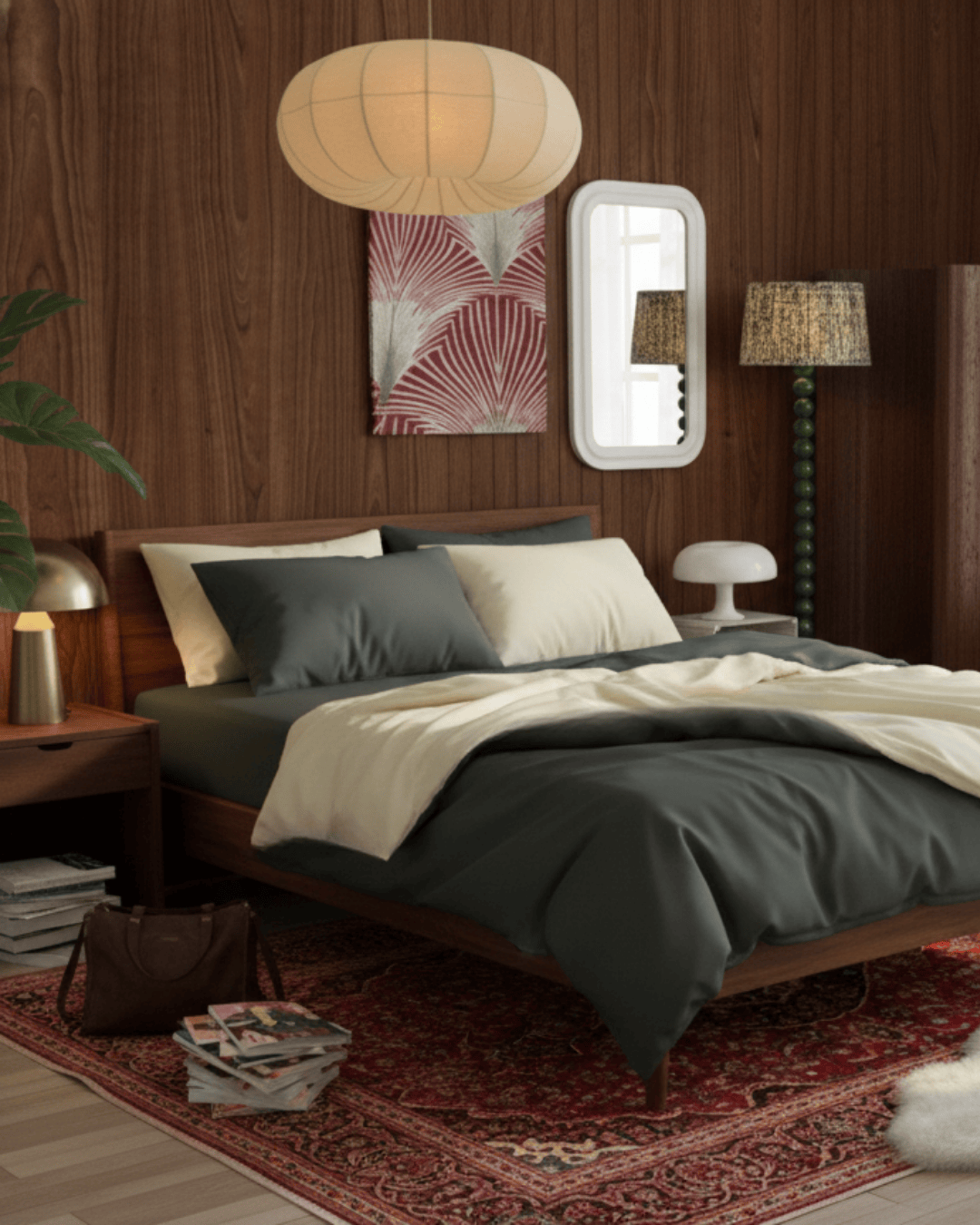 Cotton Refined Collection Sateen Duvet Cover Set