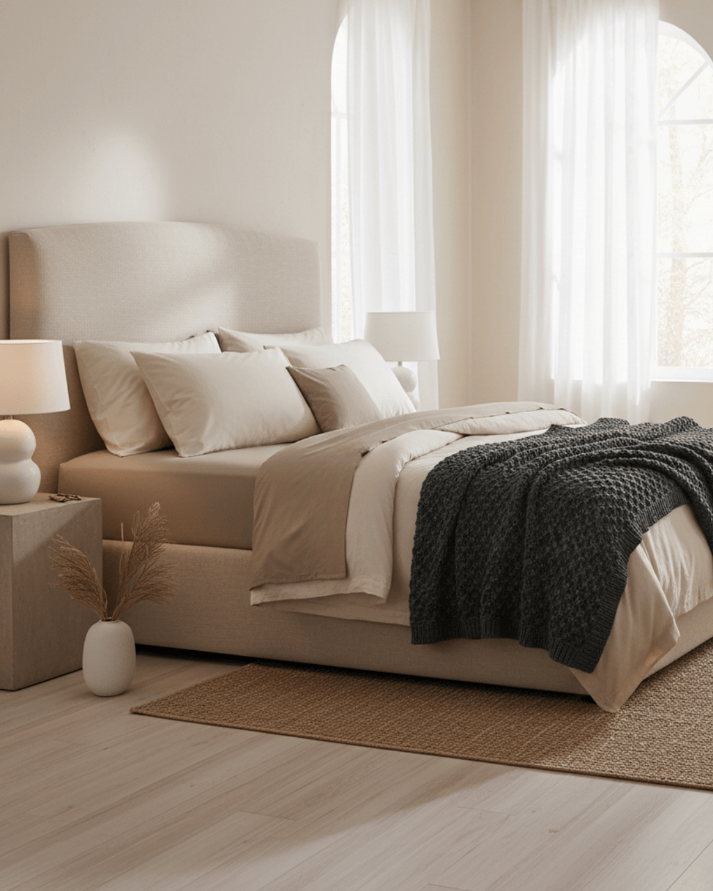 100% Egyptian Cotton Sateen Sheet Set