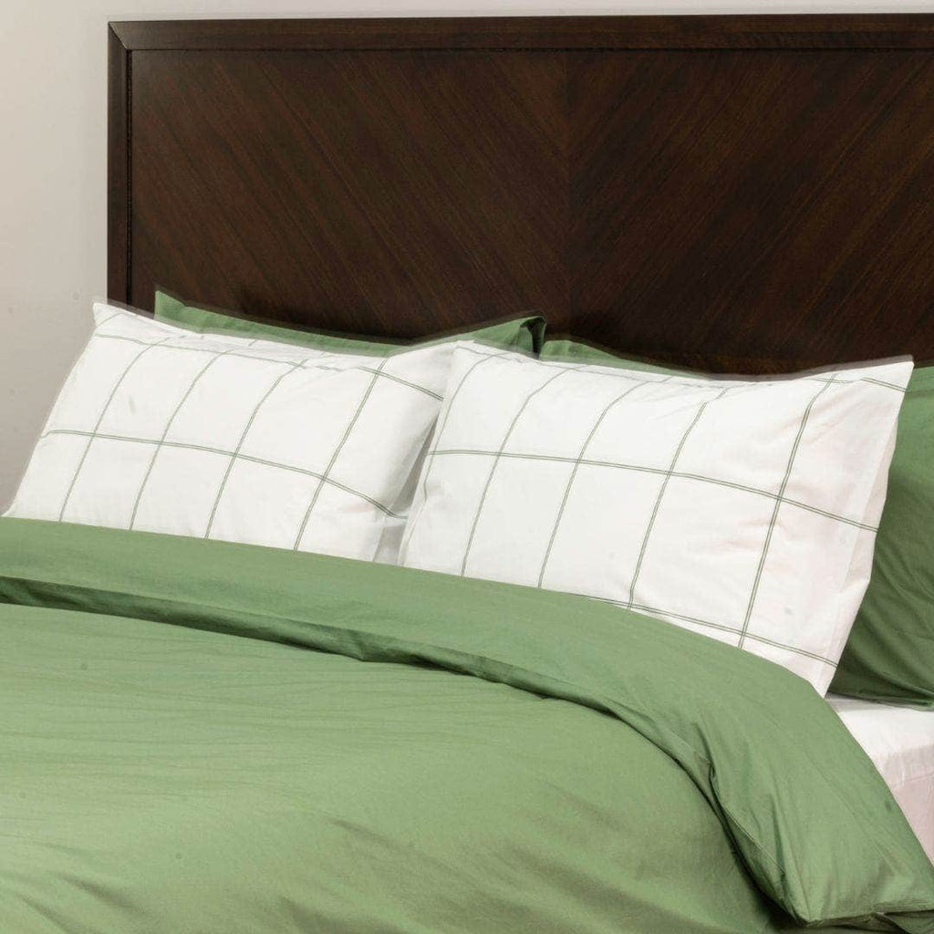 Cotton Essential Organic Percale Collection Duvet Cover & Pillowcase Set