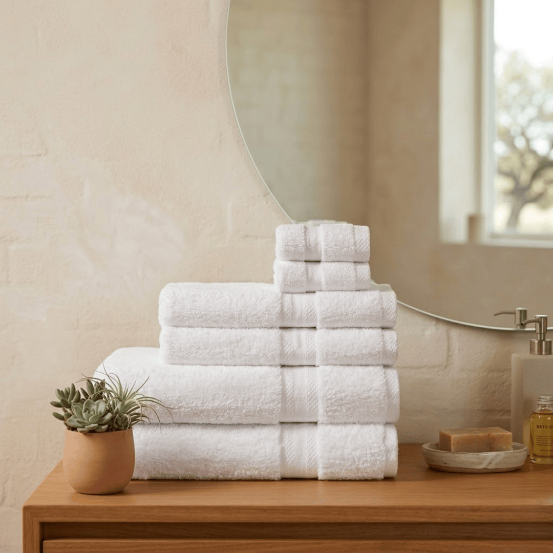 700GSM Cotton Opulence 6 Piece Towel Set