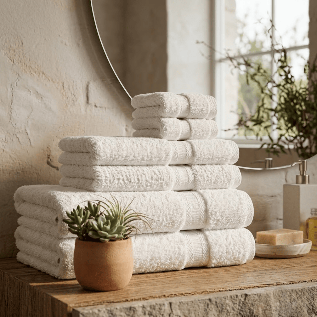 700GSM Cotton Opulence 6 Piece Towel Set
