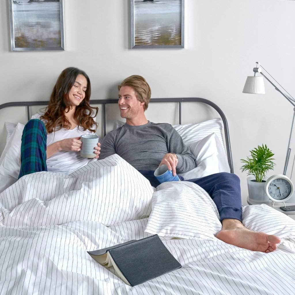 Cotton Essential Organic Percale Collection Duvet Cover & Pillowcase Set