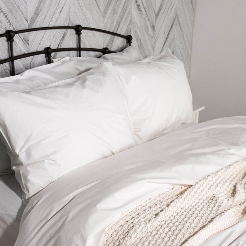 Cotton Essential Organic Percale Duvet Cover