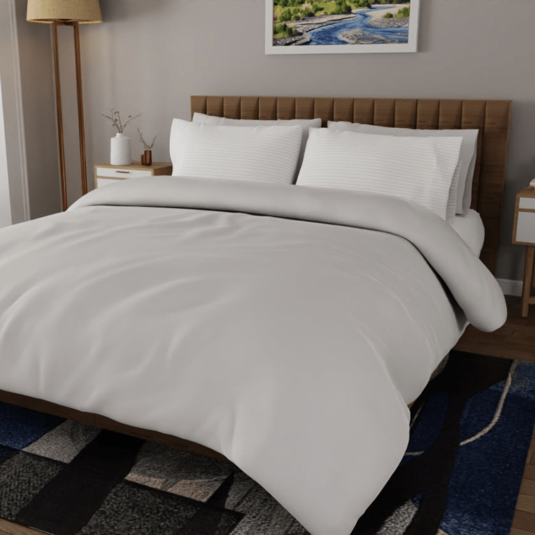 Cotton Essential Organic Percale Duvet Cover