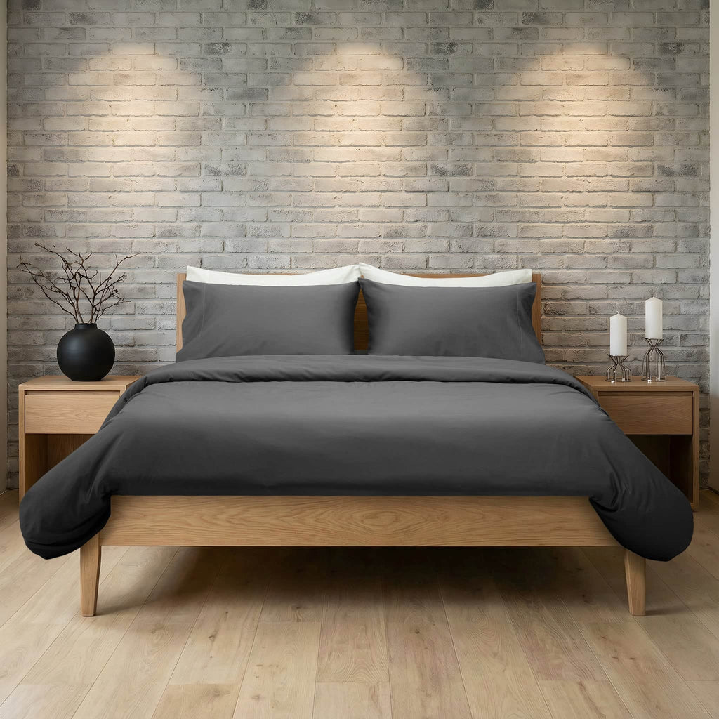 Cotton Refined Collection Sateen Duvet Cover Set