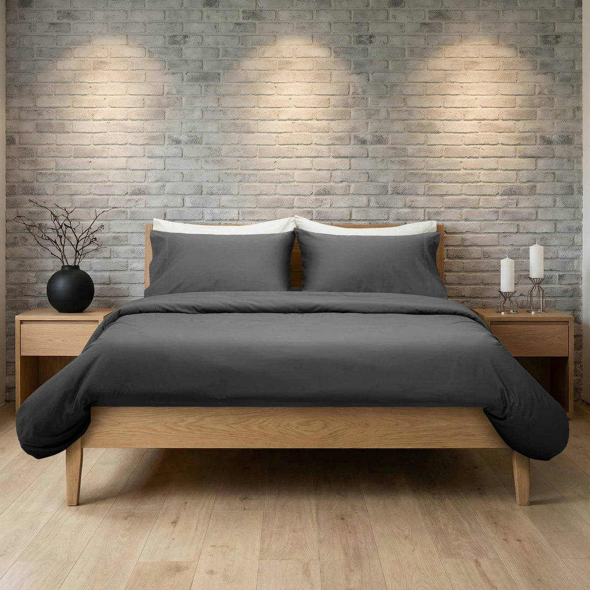 100% Egyptian Cotton Sateen Duvet Cover
