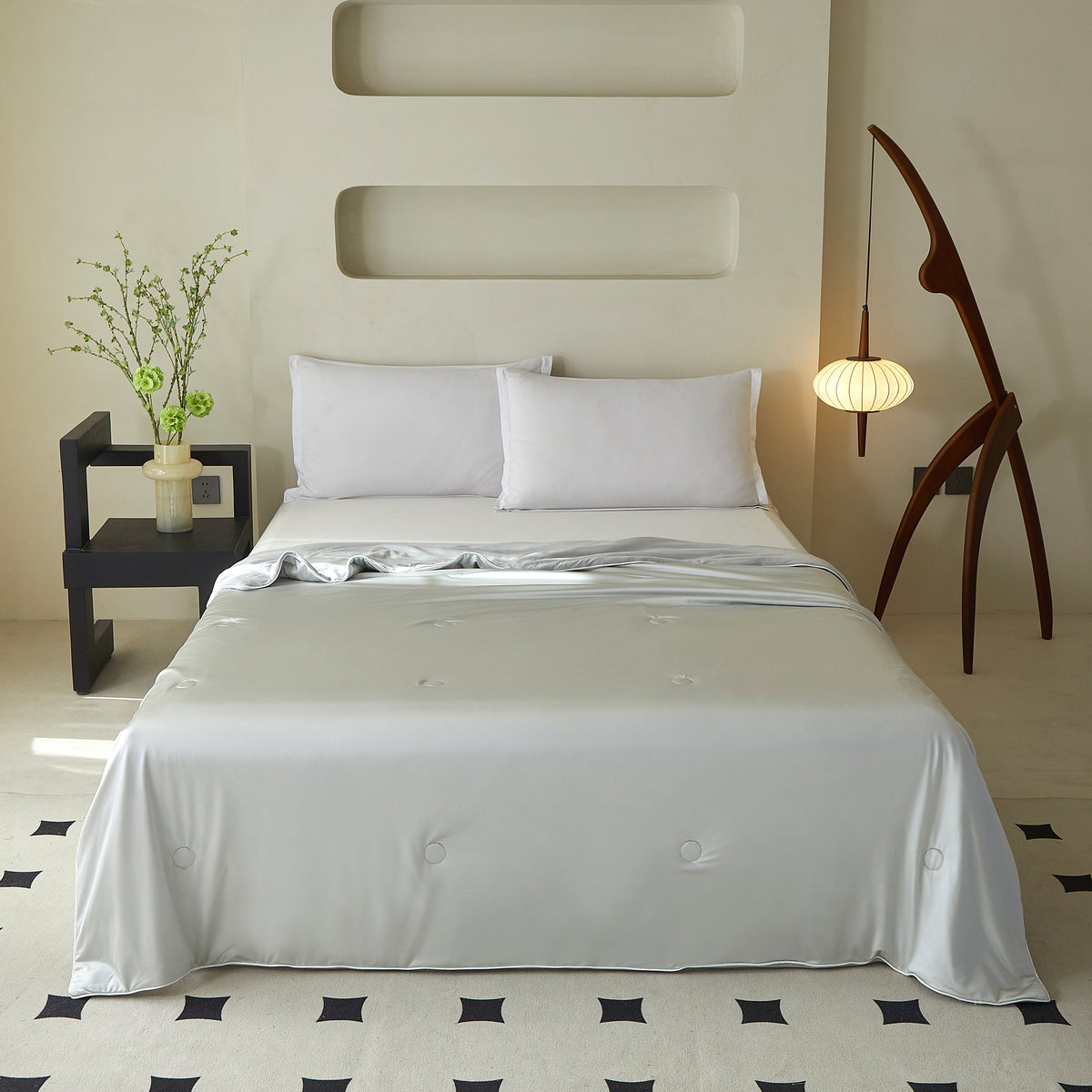 Cooling Comforter in Silver Color - Double Size
