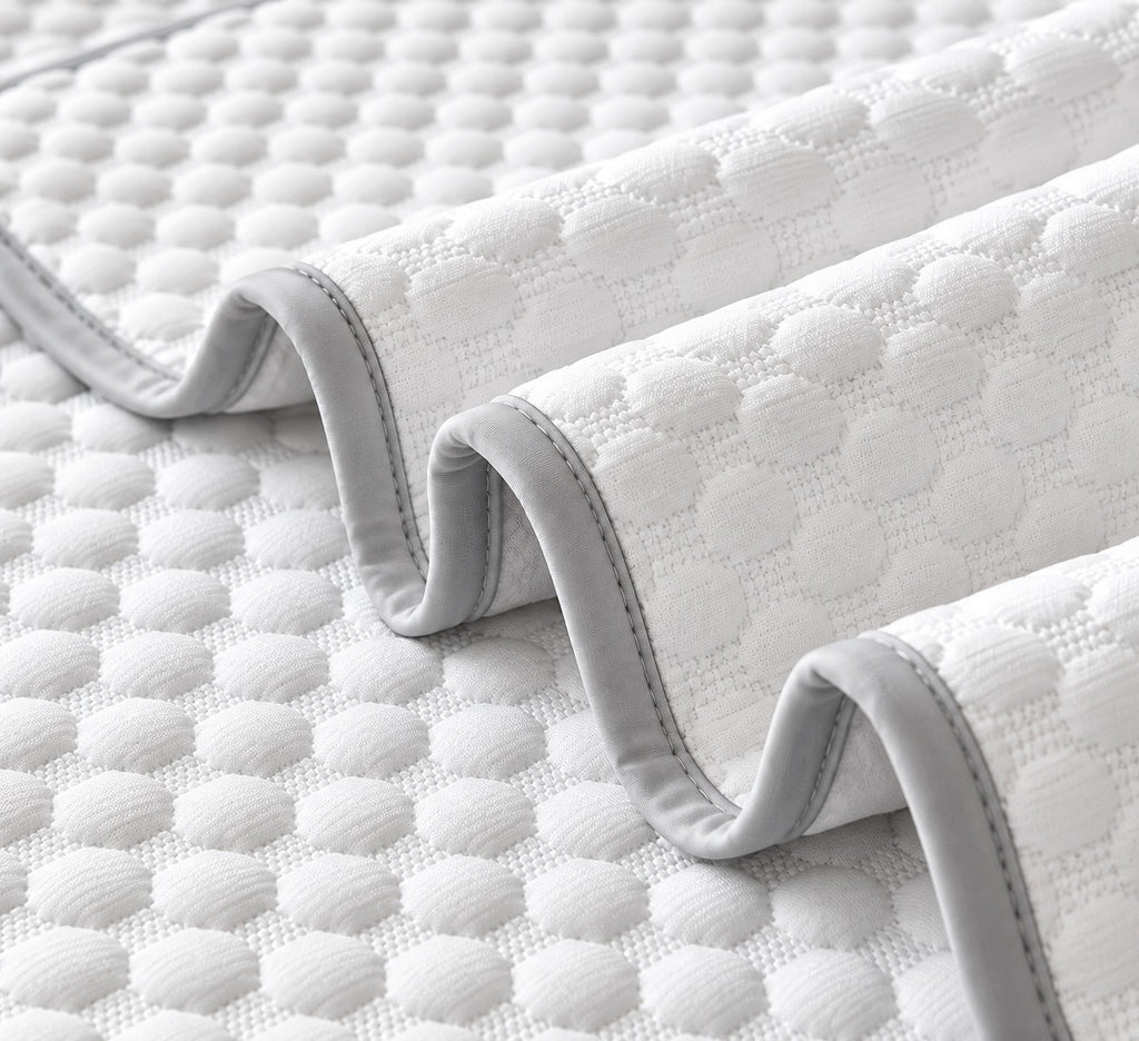 Temperature Regulating 3 Piece Sheet Set in White Color - Queen Size