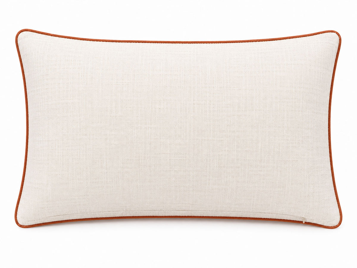 Housse de coussin décorative à carreaux « Pumpkin Spice » 100 % coton premium, 45 cm x 45 cm, accessoire de ferme automnal douillet