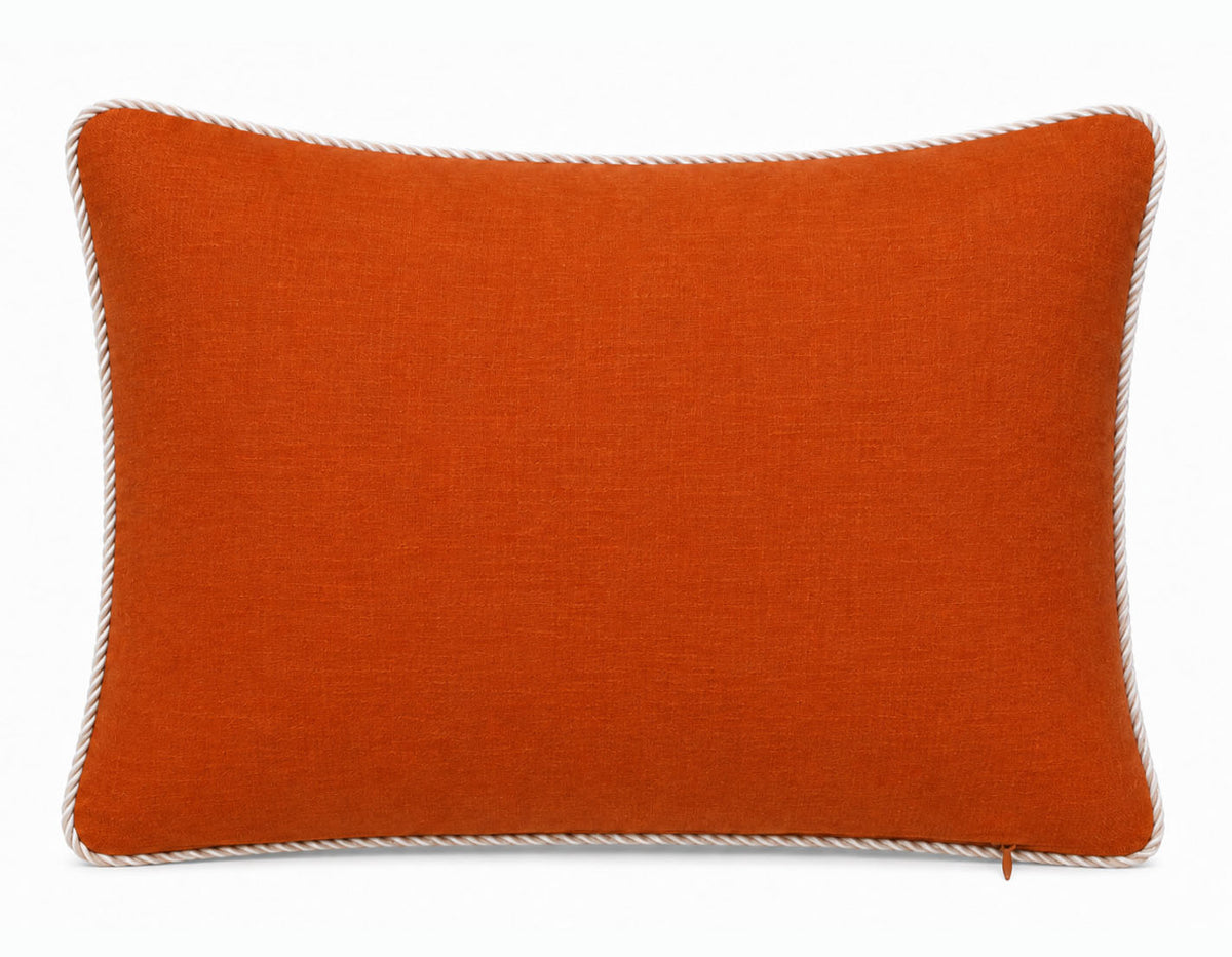 Housse de coussin décorative à carreaux « Pumpkin Spice » 100 % coton premium, 45 cm x 45 cm, accessoire de ferme automnal douillet