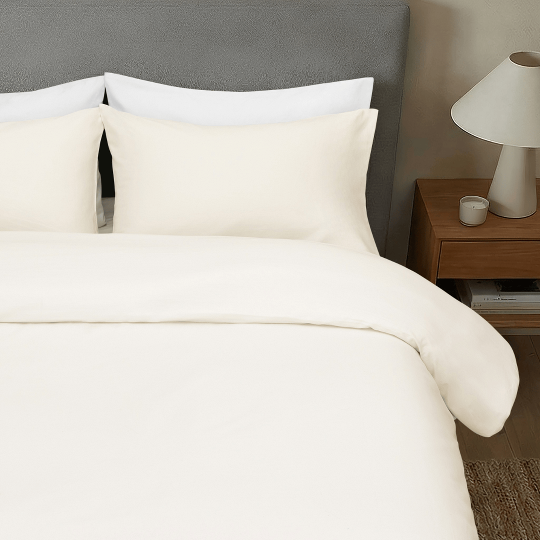 Cotton Refined Collection Sateen Duvet Cover Set