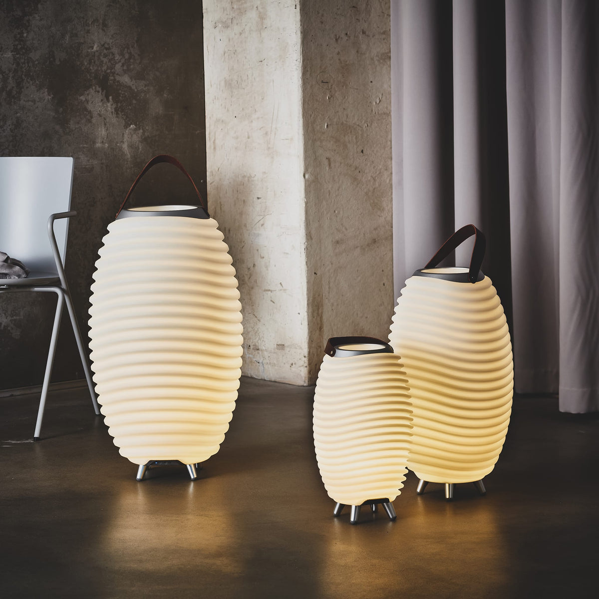 Indoor Outdoor Lighting Bluetooth speaker Design LED Lamp and Cooler